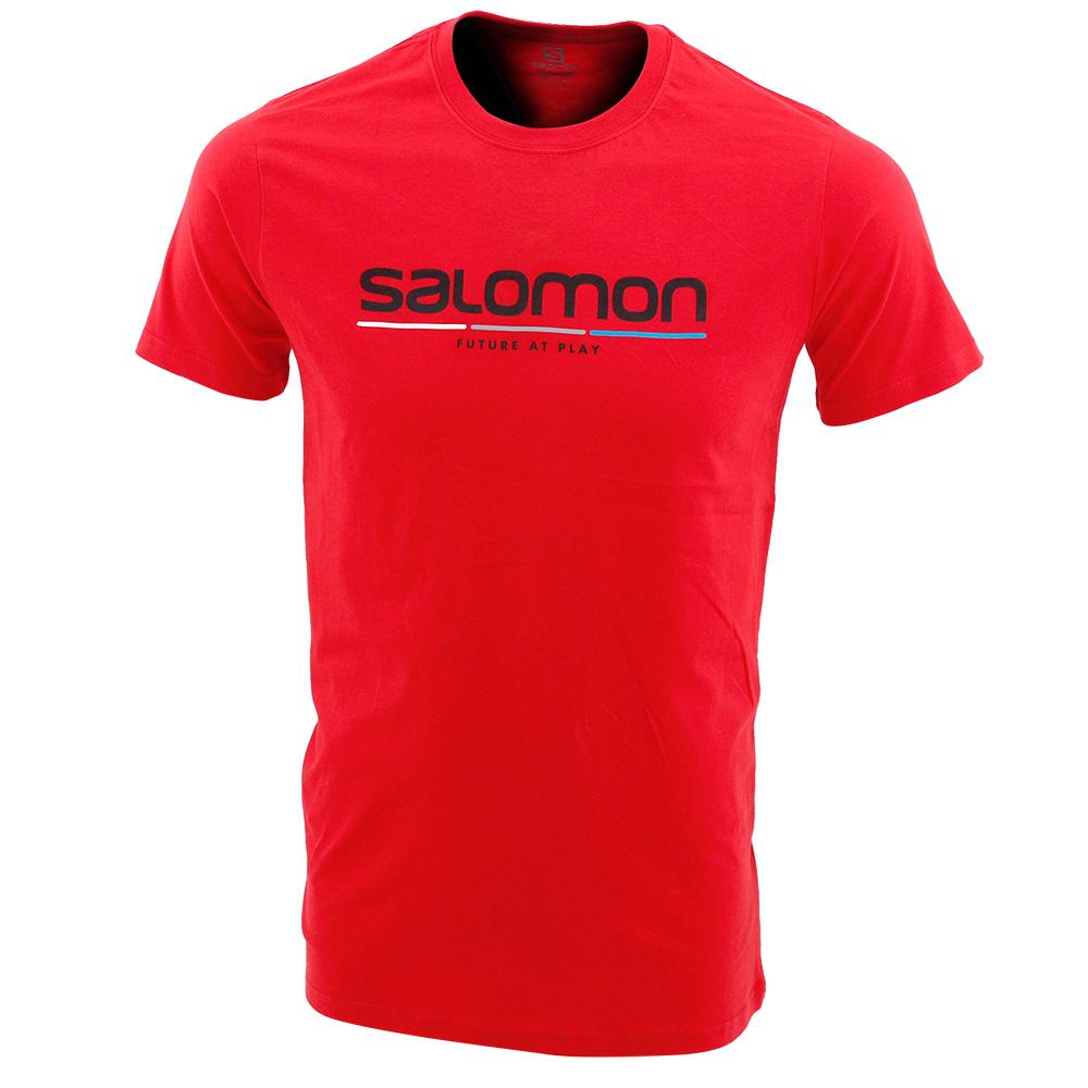 Camisetas Salomon Hombre Rojas - Salomon Argentina NEW RACE SS M,397618-TYV